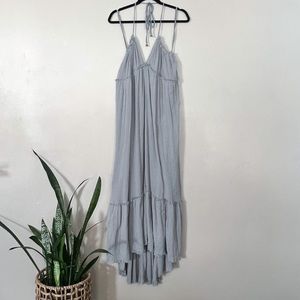 Free People maxi gray dress